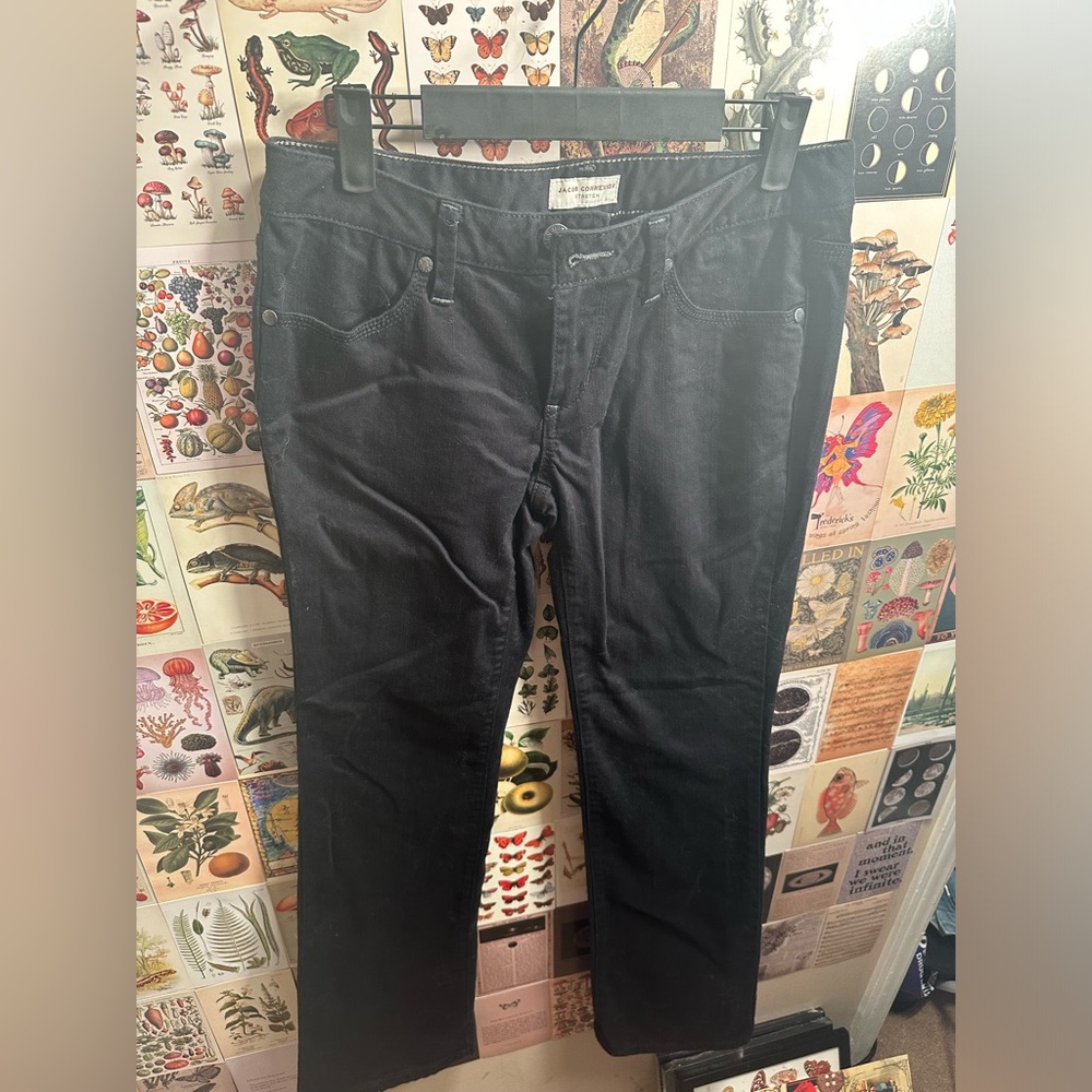 Jacob connextion Black size 28 jeans. Great condition. Boot leg cut.